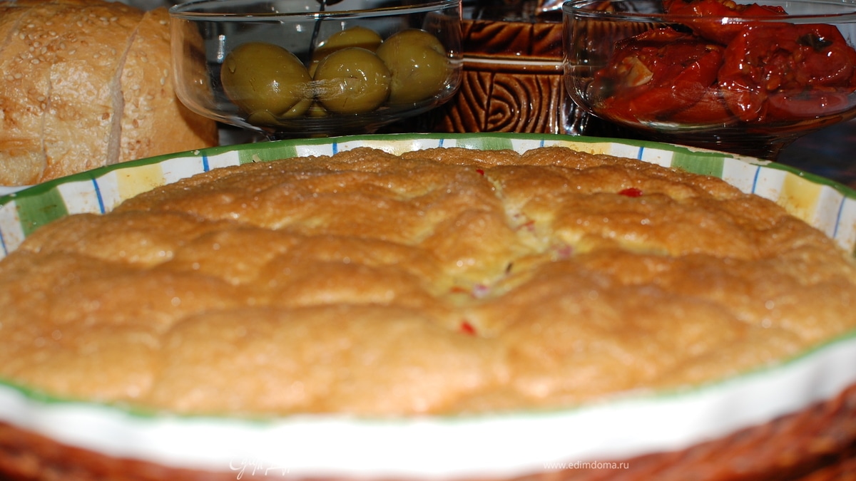 Сырно-овощной омлет в духовке