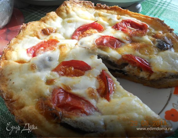 Овощной киш с грибами и сыром! Овощной киш с грибами и сыром!