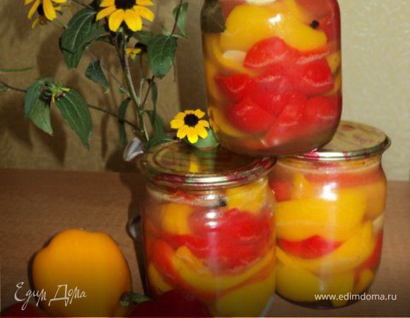 Перец маринованный с медом Перец маринованный с медом