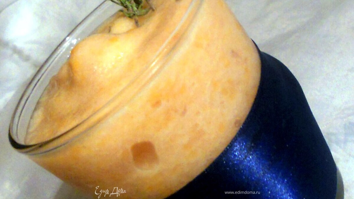 Персиково-медовое сорбе с тимьяном