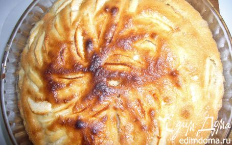 Рецепт Бисквитный Пирог с яблоками