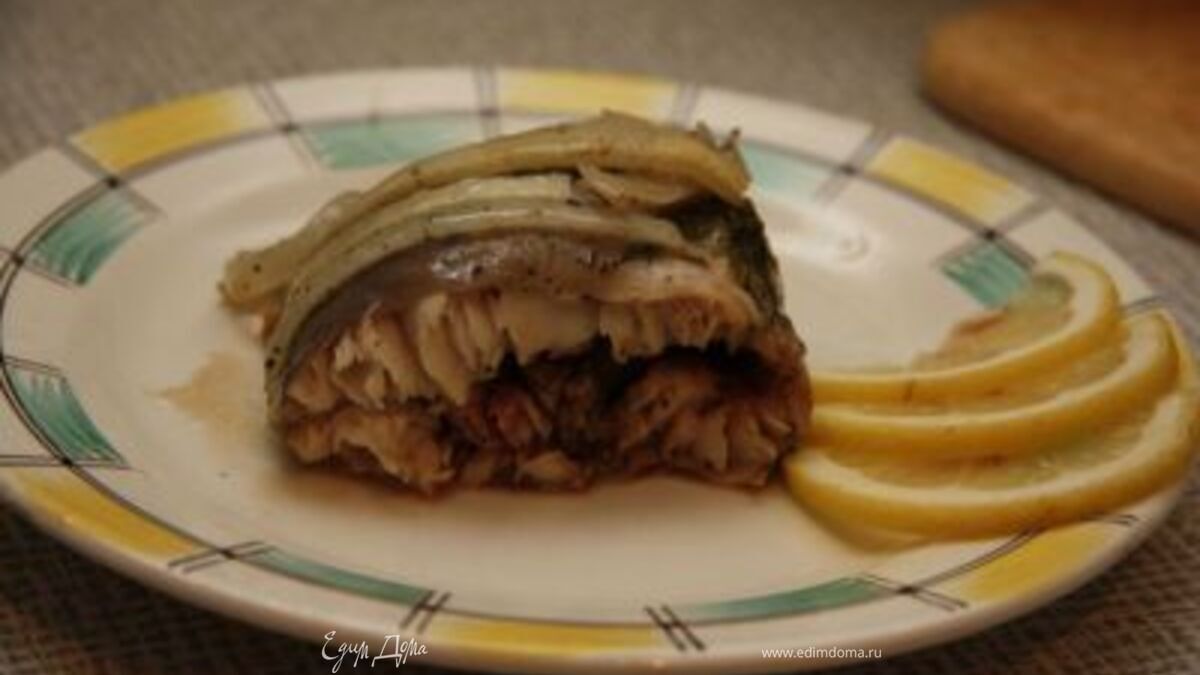 Стерлядь, запеченная в фольге