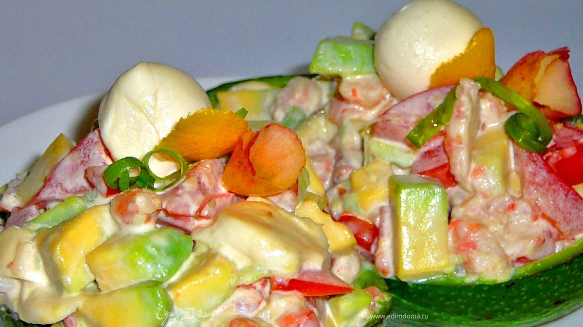 Фантазия на тему "Фаршированного авокадо"