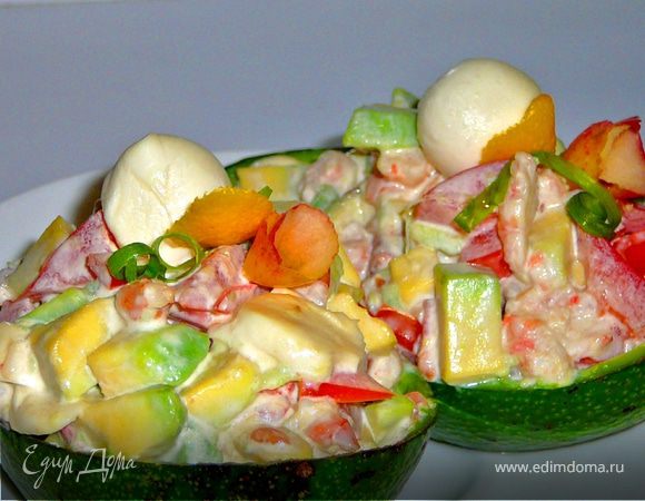 Фантазия на тему "Фаршированного авокадо"