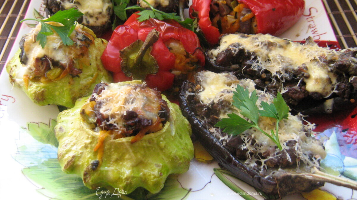 Фаршированные овощи "Осенняя фантазия"