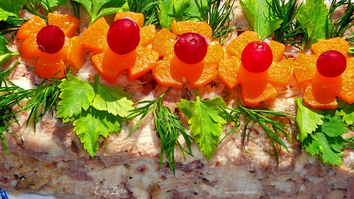 Зельц с языком