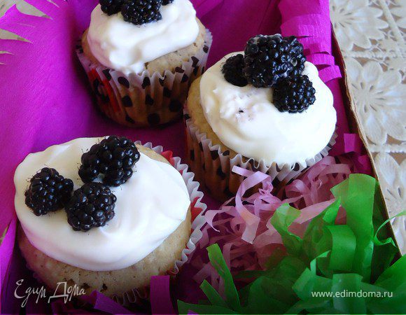 Кексы | Ежевичное настроение