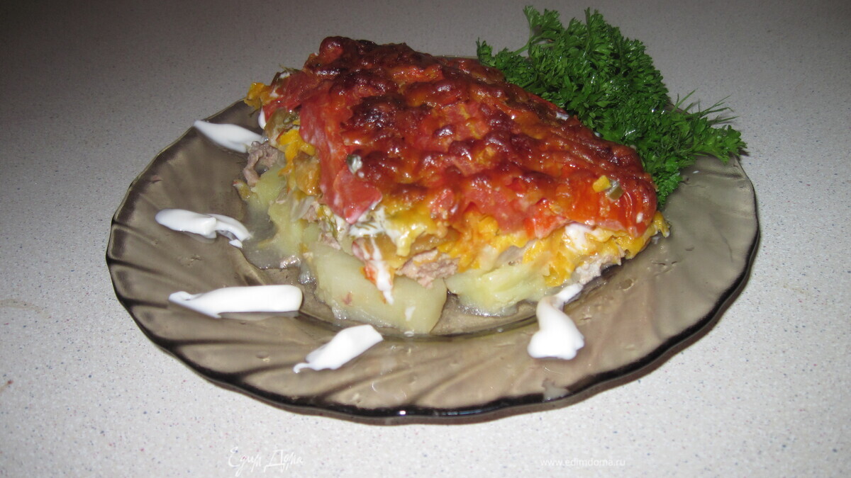 Запеканка "Вкусное лето"