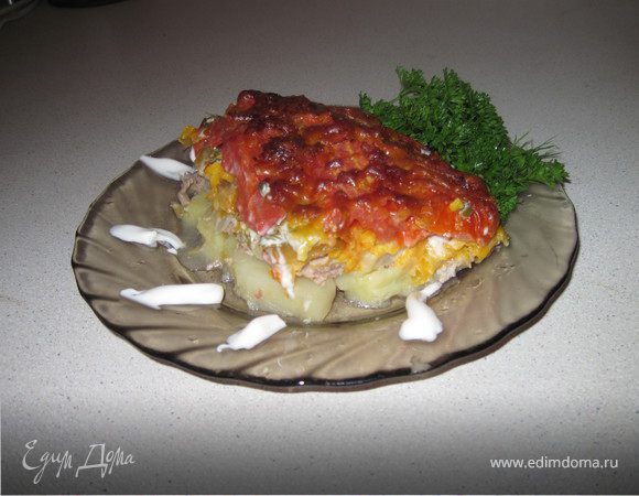 Запеканка "Вкусное лето"