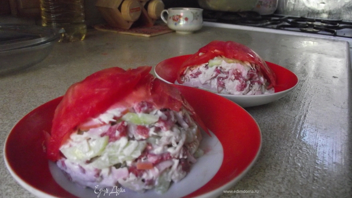 Салат "Портос и не мечтал..."