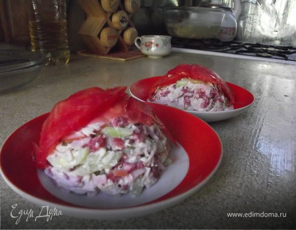 Салат "Портос и не мечтал..." Салат "Портос и не мечтал..."