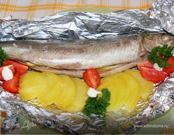 омуль байкальский запеченный в фольге