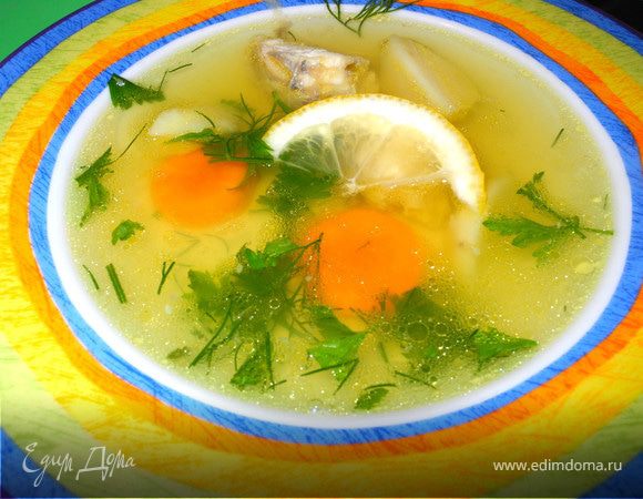 Уха с шафраном из осетра Уха с шафраном из осетра