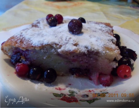 Пирог с ягодами