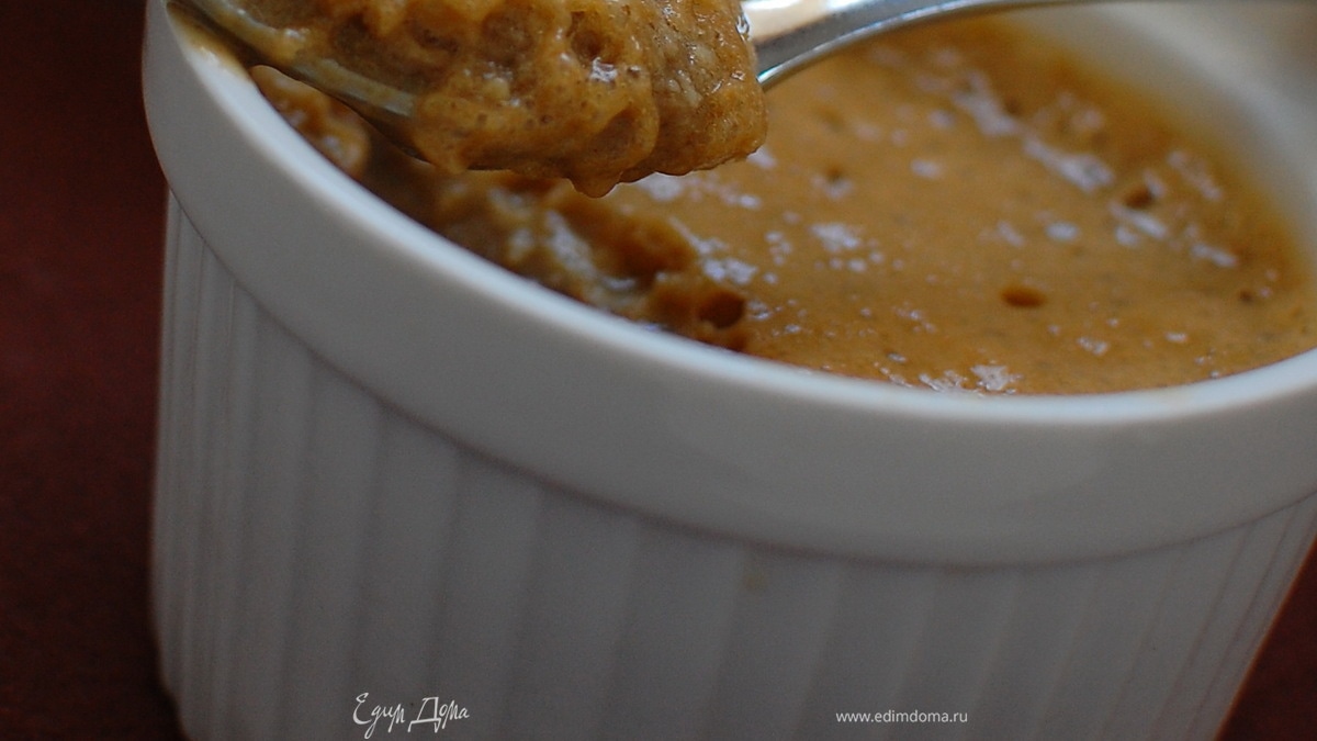 Кофейный крем-десерт.