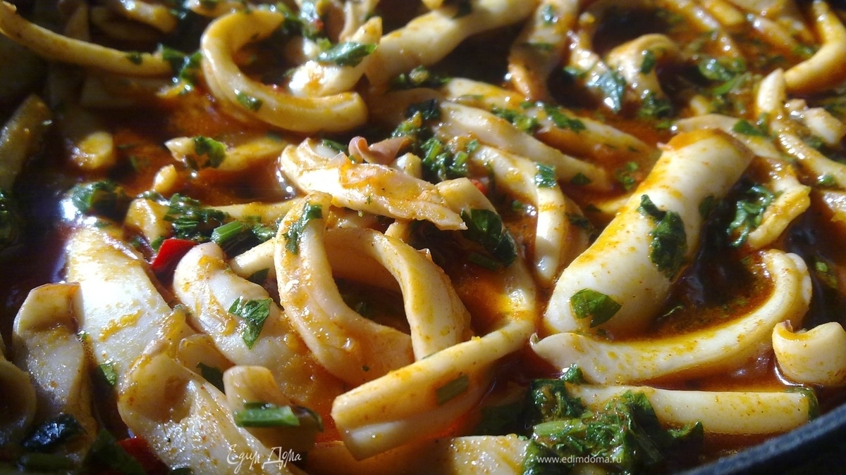 Кальмары по -испански