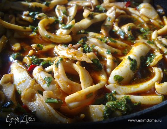 Кальмары по -испански Кальмары по -испански