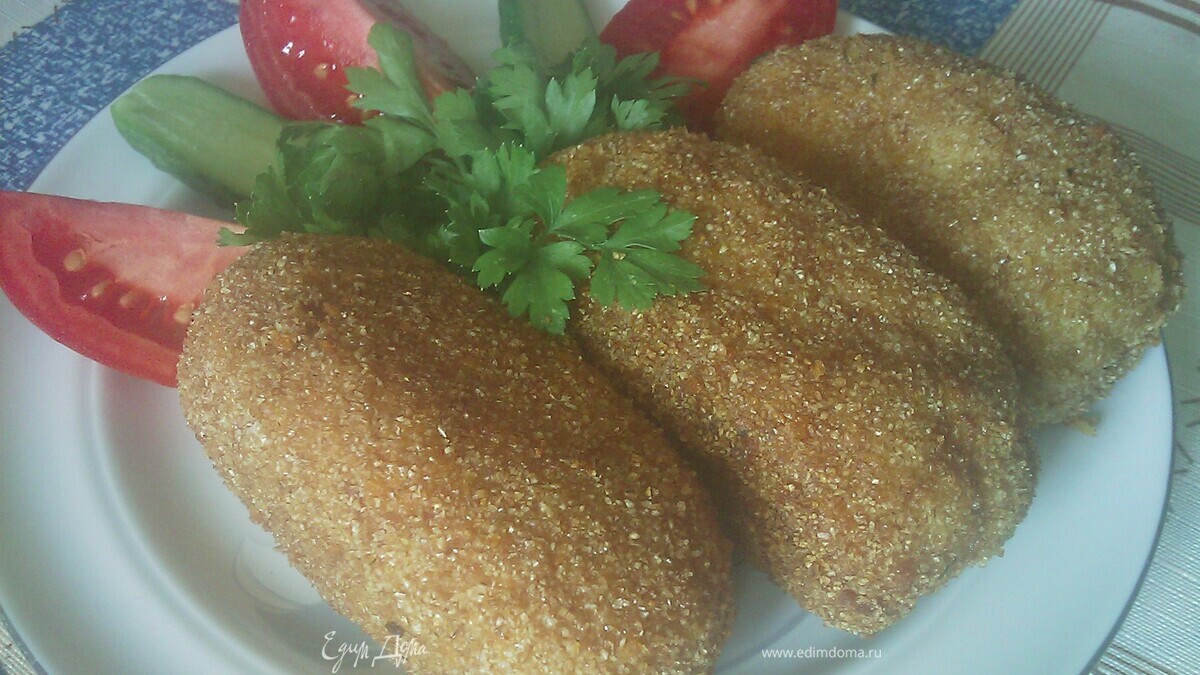 Котлеты "по-киевски"(рыбные)