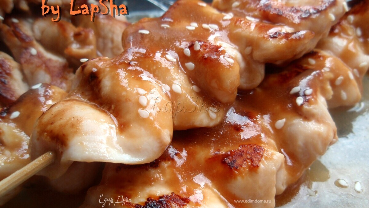 Японские шашлычки "Якитори" и "Бута Кусияки"