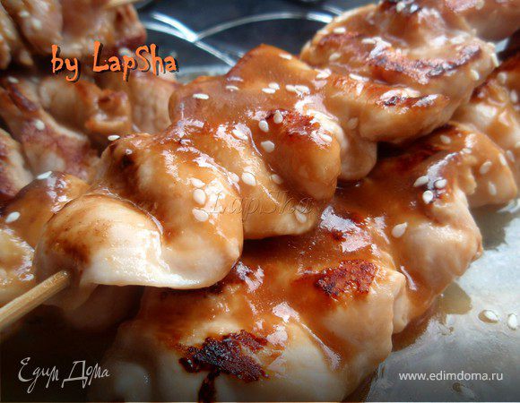 Японские шашлычки "Якитори" и "Бута Кусияки" Японские шашлычки "Якитори" и "Бута Кусияки"