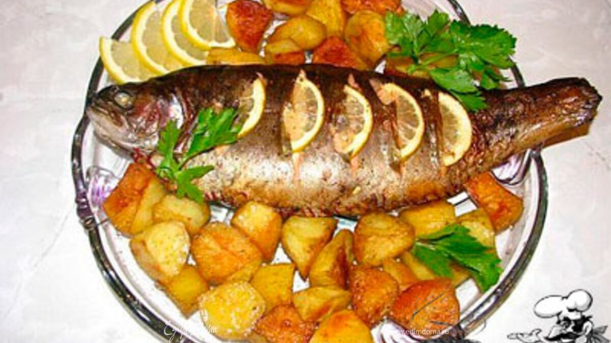 Форель в фольге