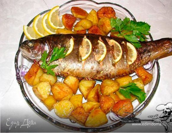 Форель в фольге