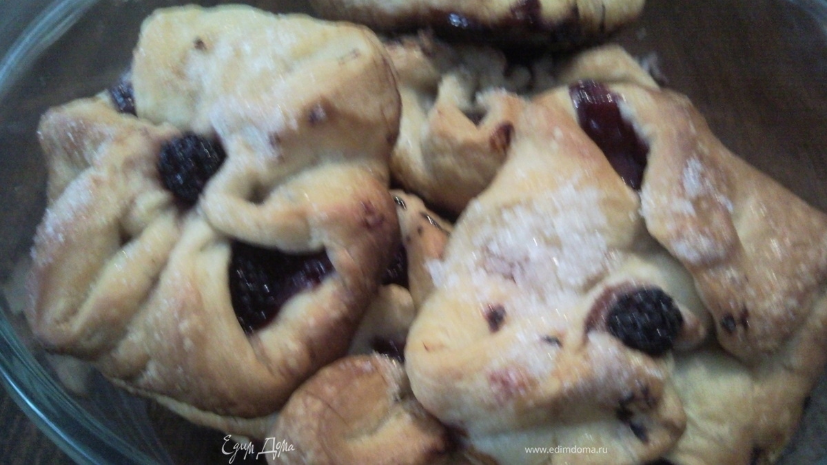 Конвертики с ежевикой