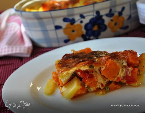 Тыквенно-картофельная запеканка