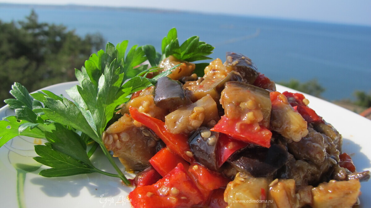 Закуска из баклажанов (болгарская)