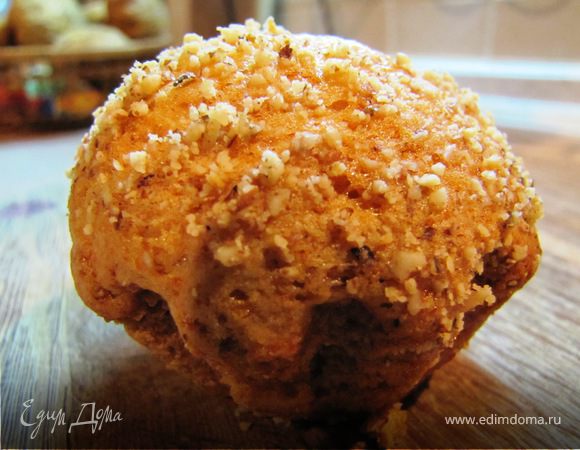 Кексы медовые с ореховой посыпкой Кексы медовые с ореховой посыпкой