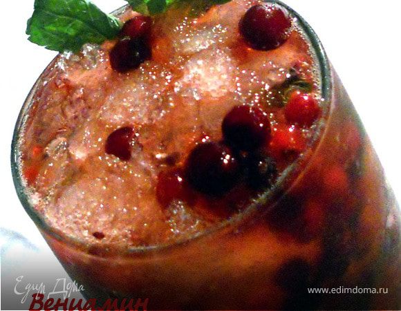 Брусничный мохито Брусничный мохито