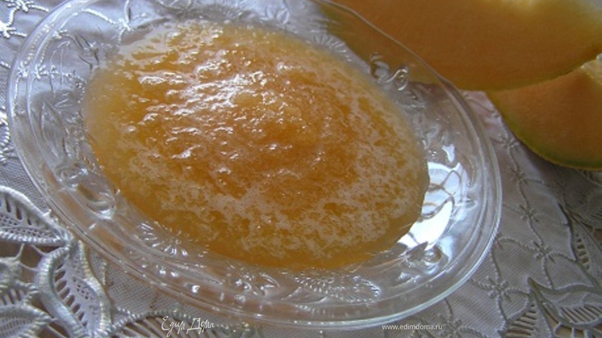 Дынное пюре для самых маленьких :)