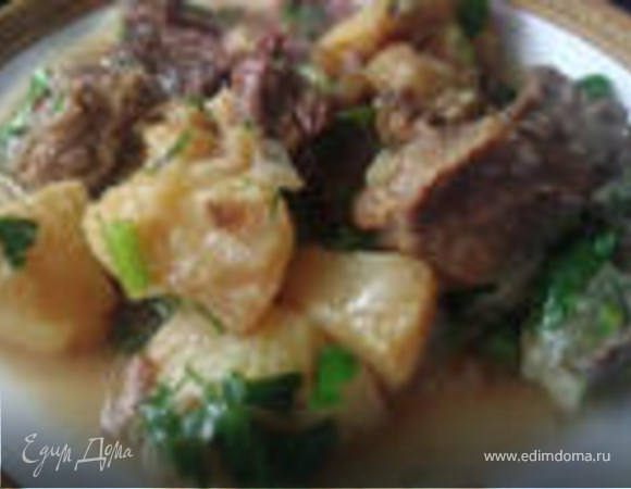 Мясо с айвой