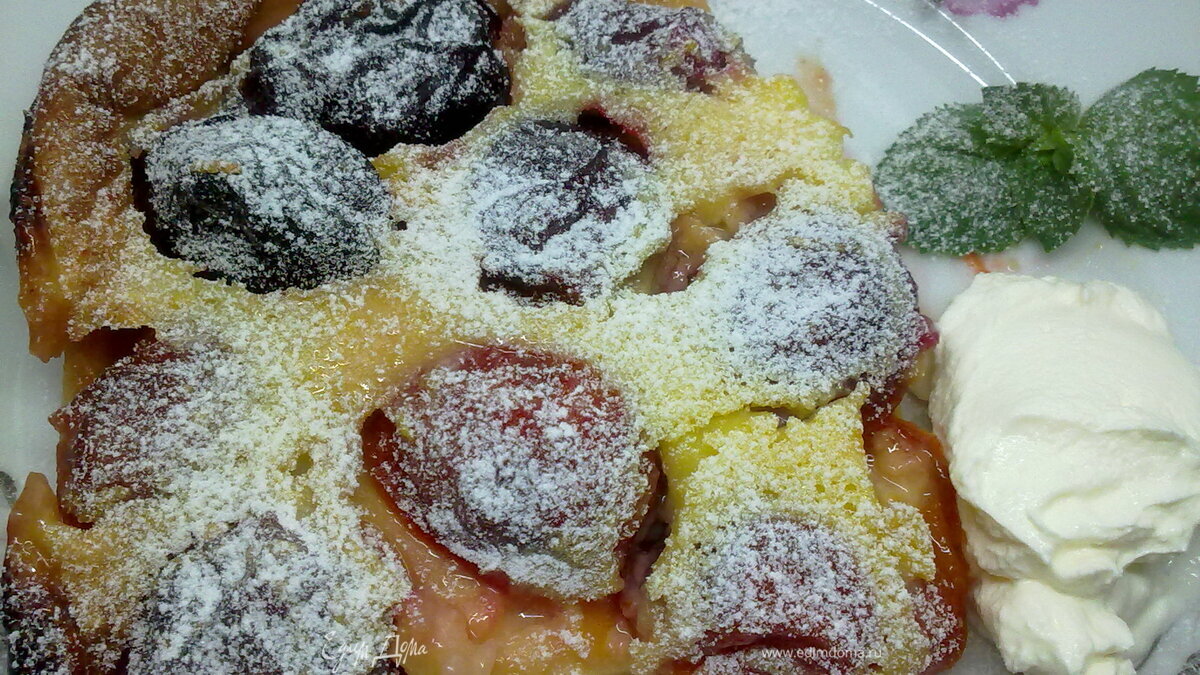 Сливовый клафути