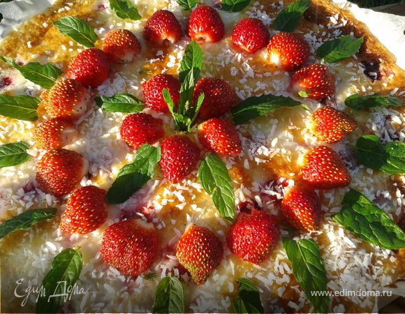 Тарт с клубникой