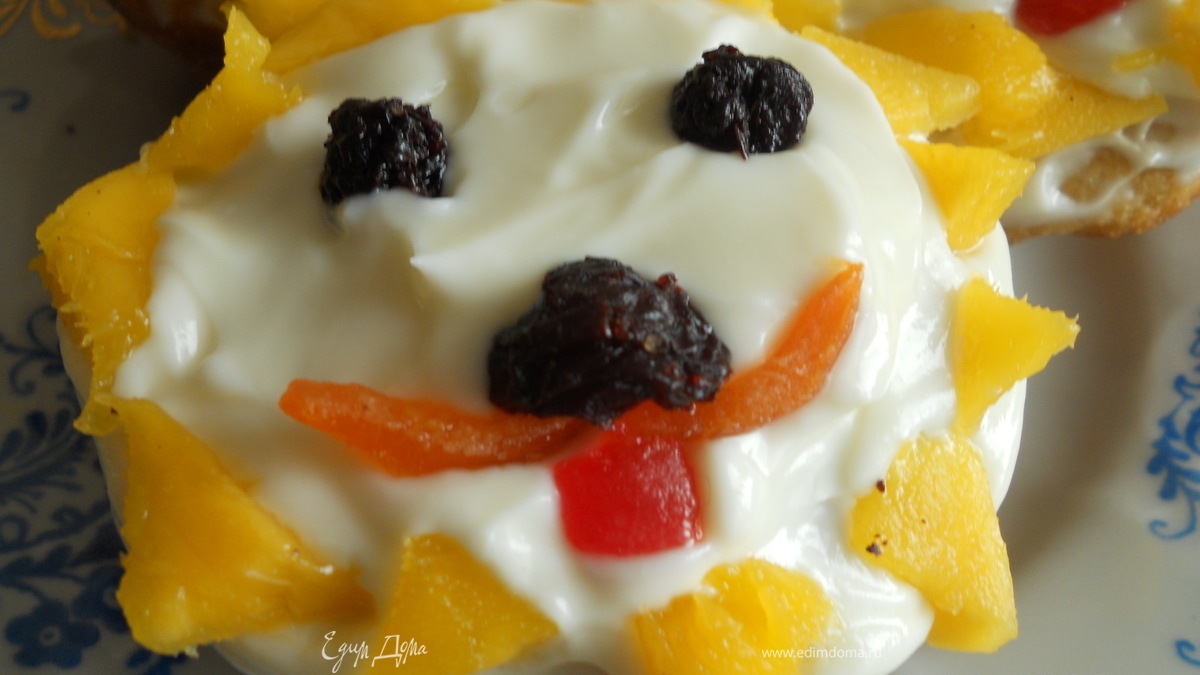 Манговые кексы "Львята"