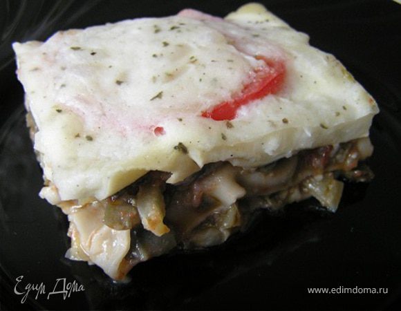 Баклажанная лазанья (постная)