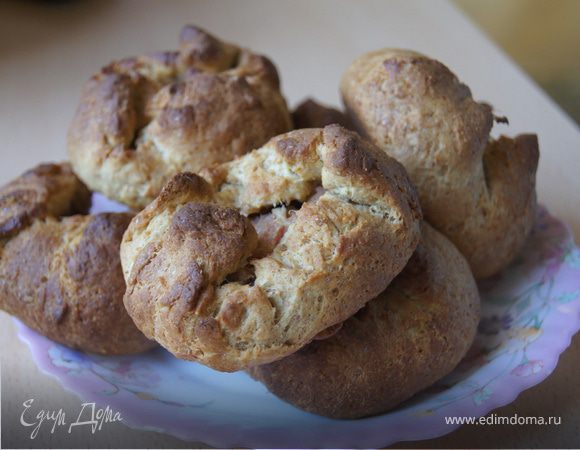 Булочки с яблоками