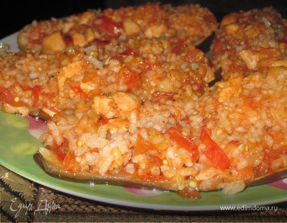 Фаршированные баклажаны Фаршированные баклажаны