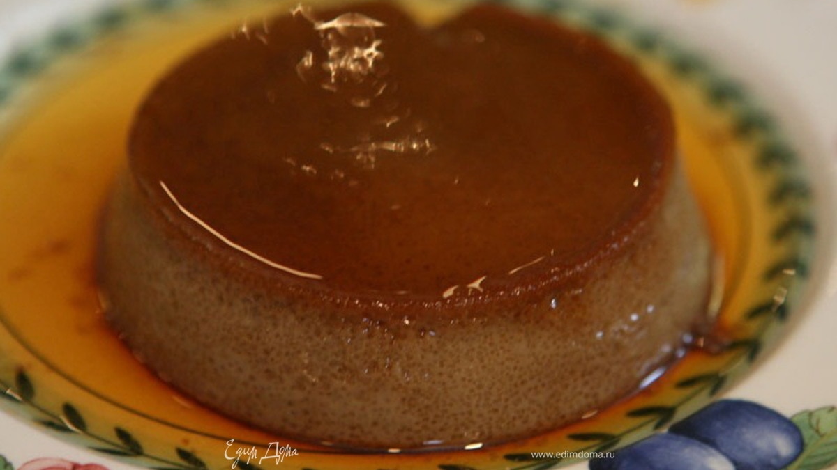 Кофейный крем-карамель