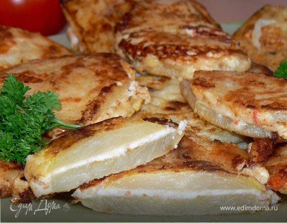 Кабачки с брынзой