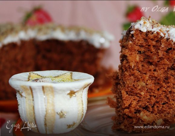 Шоколадный КЕКС с орехами