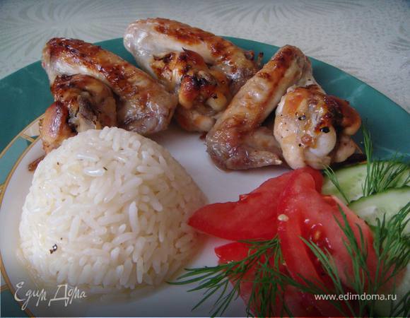 Крылышки в лимонной карамели