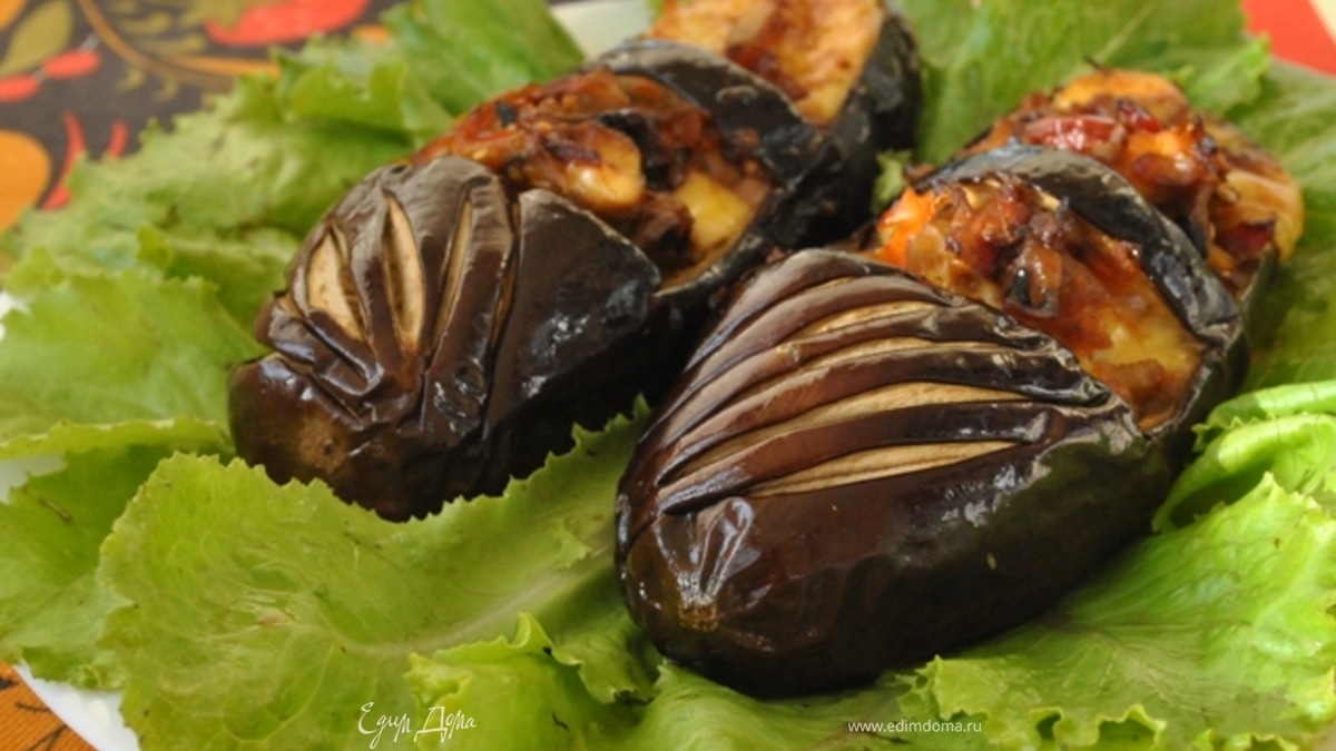 Туфельки из баклажанов