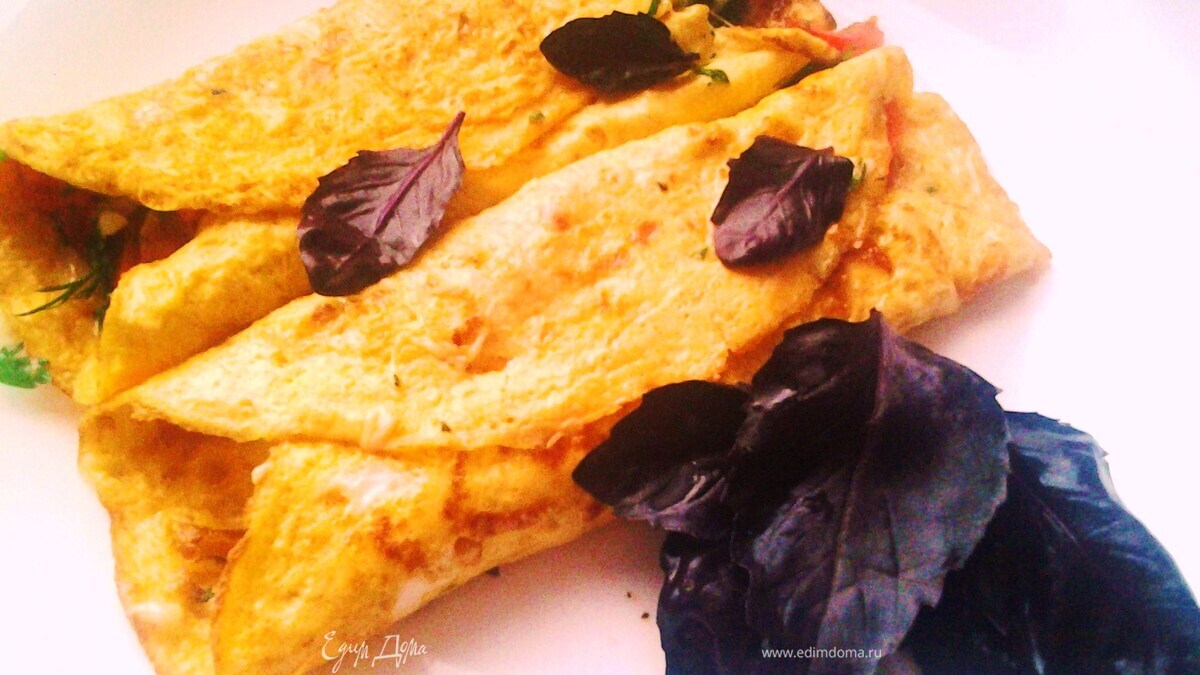 Рулет из омлета