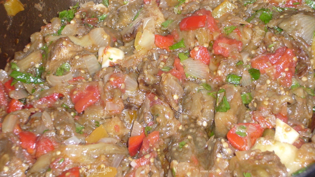 Икра баклажанная 2 варианта