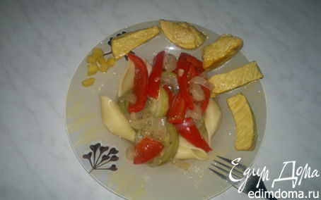 Рецепт Золотой поросенок + тушеные овощи и ракушки =)