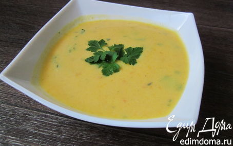 Рецепт Морковный суп с сыром