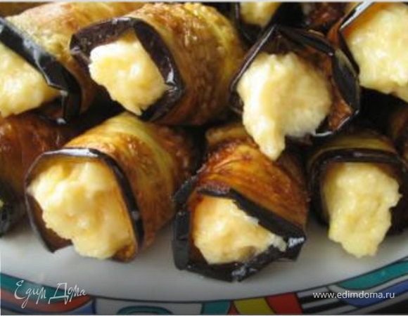 Рулетики из баклажанов