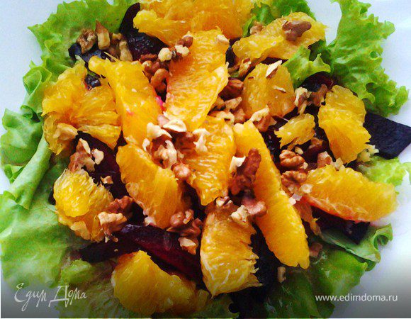 Марокканский салат со свеклой и апельсинами Марокканский салат со свеклой и апельсинами